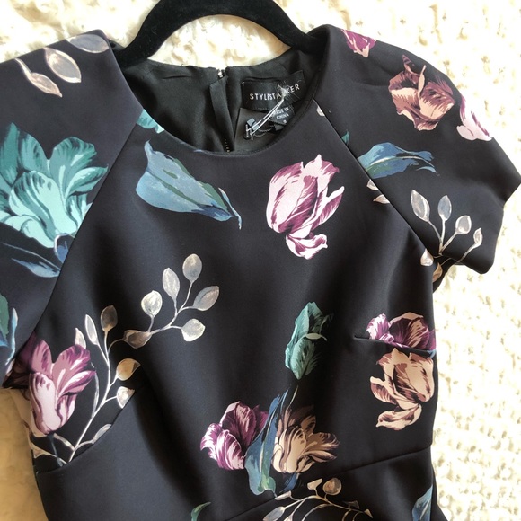 STYLESTALKER Neve Floral Dress fit and flare S - Picture 7 of 8